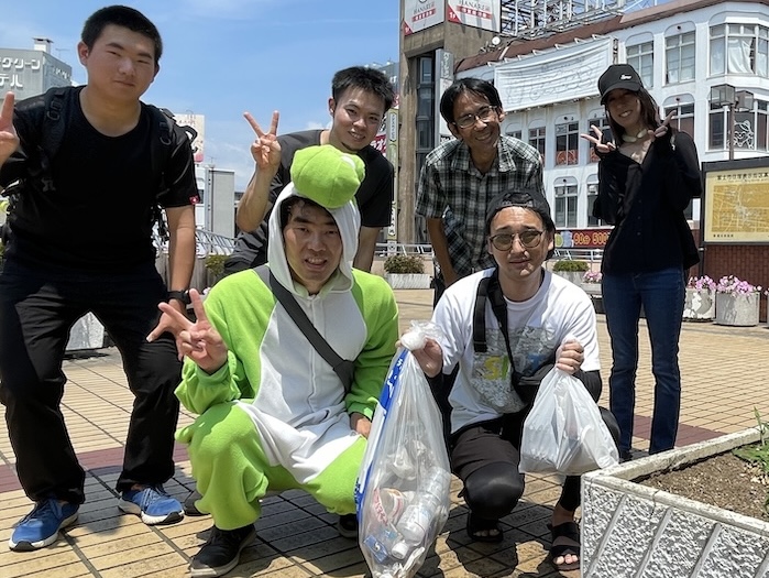 富士駅ゴミ拾い